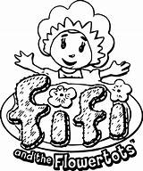 Fifi Coloring Pages Choose Board Flowertots sketch template