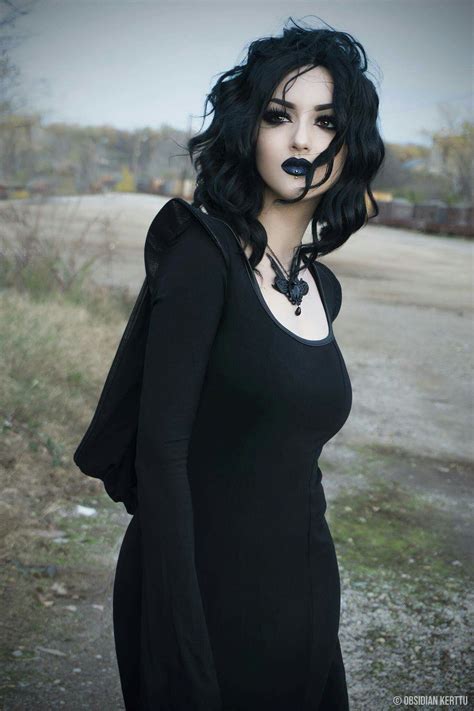 Sorrow Model And Photo Obsidian Kerttu Goth Beauty Gothic Girls