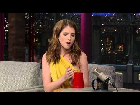 anna kendrick singing late show  david letterman anna kendrick singing cups song
