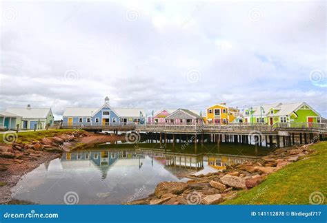 colourful buildings  summerside prince edward island pei canada