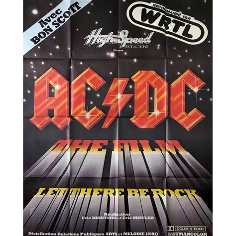 ac dc let there be rock movie poster 47x63 in