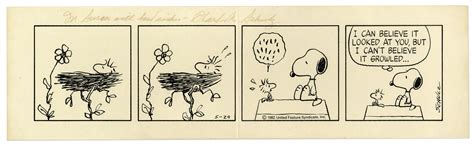whimsical peanuts comic strip featuring snoopy and