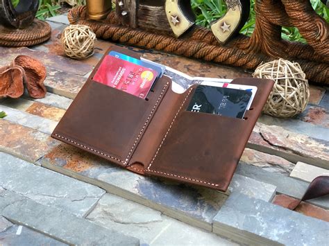 monogrammed groomsmen gift leather walletmens leather wallet slim