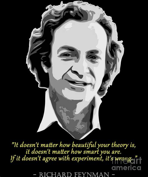 Richard Feynman Quote Digital Art By Filip Schpindel Pixels