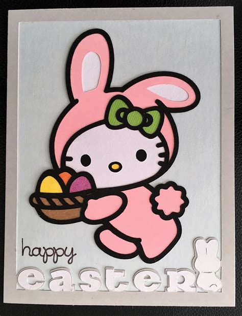 scrap ali    kitty easter bunny cards   cricut