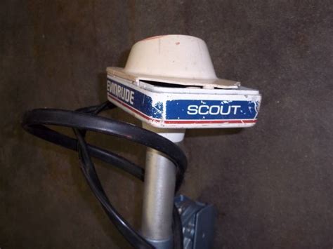 evinrude scout electric trolling motor  foot control advanced sales consignment auction