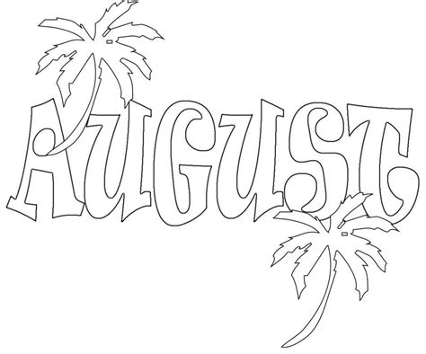 august coloring pages  coloring pages  kids beach coloring