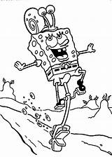 Bob Sponge Coloring Pages Spongebob Kids Colouring Printable Book Cartoon 4kids sketch template