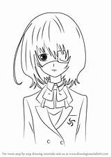Mei Misaki Another Draw Drawing Step Anime sketch template