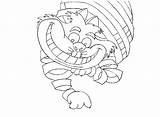 Cheshire Cat Coloring Alice Pages Wonderland Clipart Welcome Cartoons Print Staff Rabbit Color Kids Cliparts Clip Library sketch template