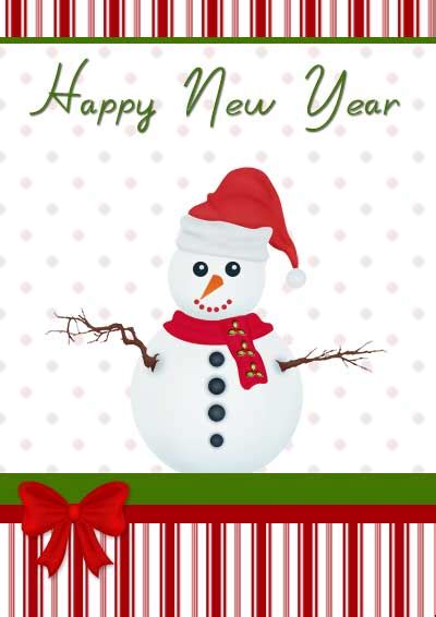 printable  year cards