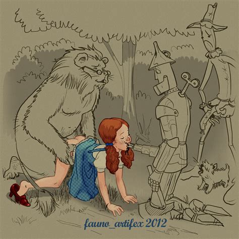 rule 34 2012 cowardly lion dorothy gale fauno artifex penis scarecrow