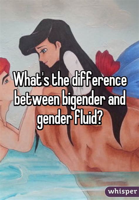 what s the difference between bigender and gender fluid