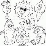Coloring Pages Fun Summer Printable Color Kids sketch template