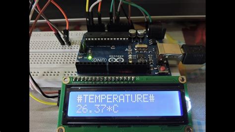 temperature sensor  arduino youtube