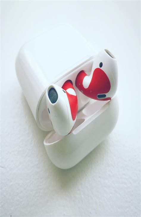 red airpod skin   airpods   airpods skins  getairpodskincom  hastags
