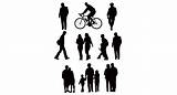 Silhouette People Vector Silhouettes Sitting Walking Architecture Architectural Person Symbol Figures Drawing Scale Clipart Cliparts Human Figure Search Google Clip sketch template