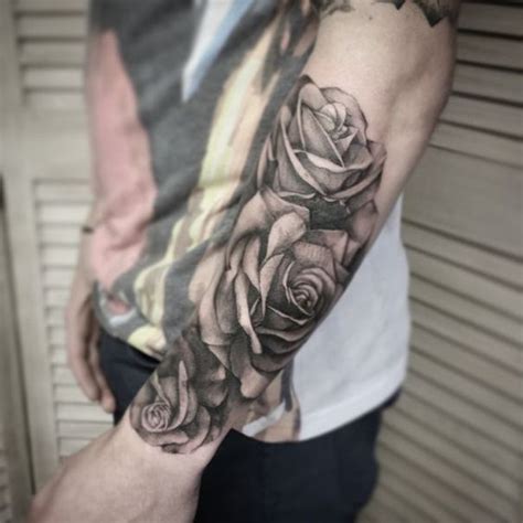 Rose Tattoo For Men Rose Tattoo Sleeve Rose Tattoos For Men Men