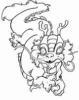 Coloring Chinese Pages Year Nian Monster Dragon Printable China Drawing Lion Ancient Drawings Designlooter Firefighter Deviantart Cartoon Popular Getdrawings Traditional sketch template