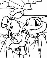 Neopets Pages Coloring Animated Fun Kids Colouring sketch template