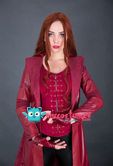 Scarlet Witch Costume Avengers Infinity War Cosplay