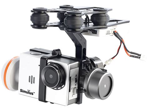 simulus drohnen mit kameras kamerahalterung mit kardanischer aufhaengung gimbal   drohnen