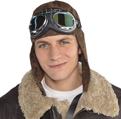 amazoncom aviator hat  goggles  size  pc clothing