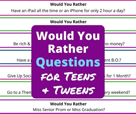 questions  teens tweens  happy mom hacks