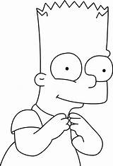 Simpson Bart Pages Desde sketch template