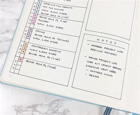 simple weekly layout template kate louise