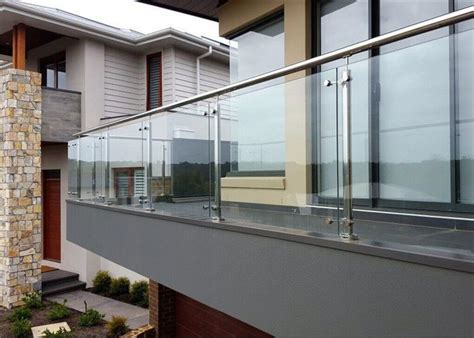 Toughened Clear Glass Balustrade Panels Balcony Glass Design Balcony