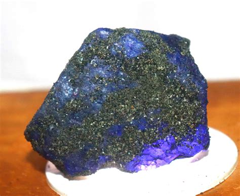 blue sapphire raw mineral  ct certified natural real etsy