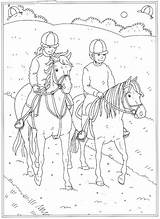 Manege Coloring Pages Horse Van Op Kleurplaten Kids Fun Pony Horses Visit Adult Books Unicorns sketch template