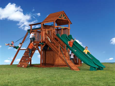 backyard adventures titan treehouse  outdoor playsets