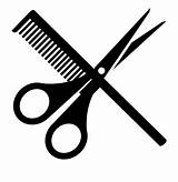 Scissors Comb Clipground sketch template