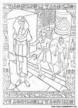 Egipto Egitto Egito Coloriage Egypte Colorat Prins Pintar Printul Egiptului P04 Príncipe Planse Desene sketch template