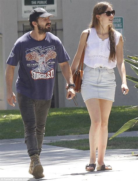 Shia Labeouf Enjoys Romantic Lunch Outing With Girlfriend