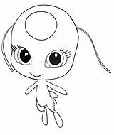 Ladybug Miraculous Animados Tikki Youloveit Plagg Mascotinha Kwamis Kwami Marinette sketch template