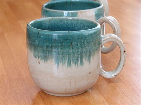 coffee mug handmade stoneware pottery mug olive green ceramic mug cup