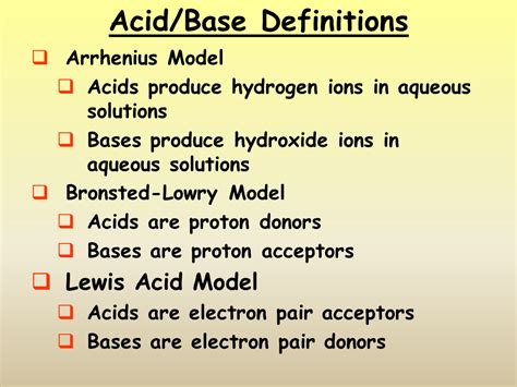 acids ph and equilibrium presentation chemistry