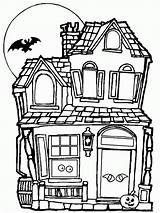 Haunted Castelo Spooky Mansion Colorir Drawing Bruxa Colouring Clipartmag Bruxas Netart sketch template