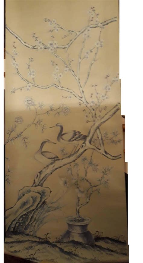 De Gournay Wallpaper Del 1976 Earlham Chinoiserie Sequence Of 5