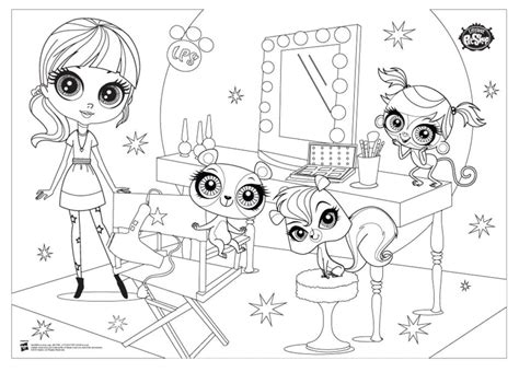 littlest pet shop coloring pages  printabe coloring pages