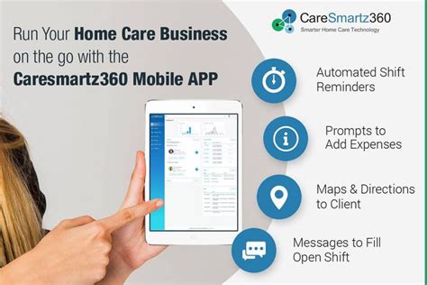 caresmartz mobile app offers ultimate convenience  manage  home care business