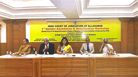 allahabad high court conducts first gender awareness and sensitization