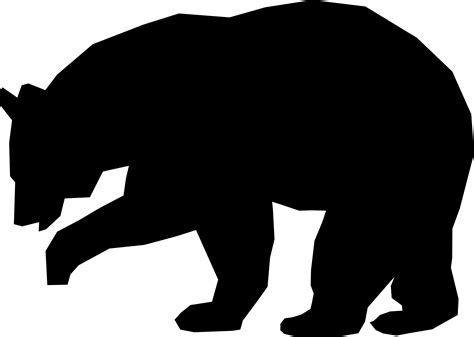 bear black  white black bear clip art clipart wikiclipart
