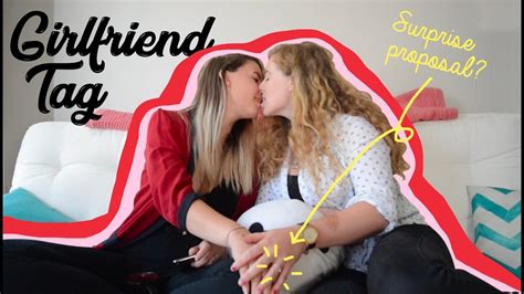Girlfriend Tag And Surprise Proposal Lgbtq Lesbian Couple Youtube