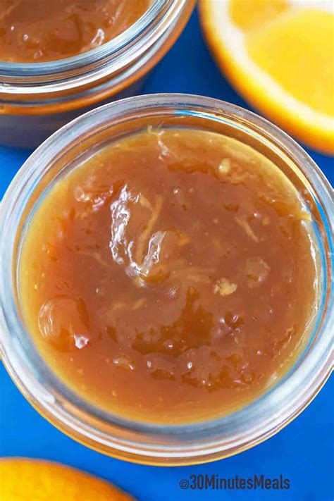 homemade orange sauce recipe  minutes meals