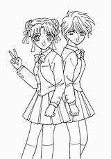 Coloring Pages Fushigi Yuugi Anime Princess Yucie Petite Manga Drawings Choose Board sketch template