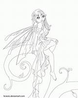 Fairies sketch template